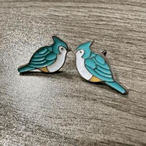Bird earrings #1947
